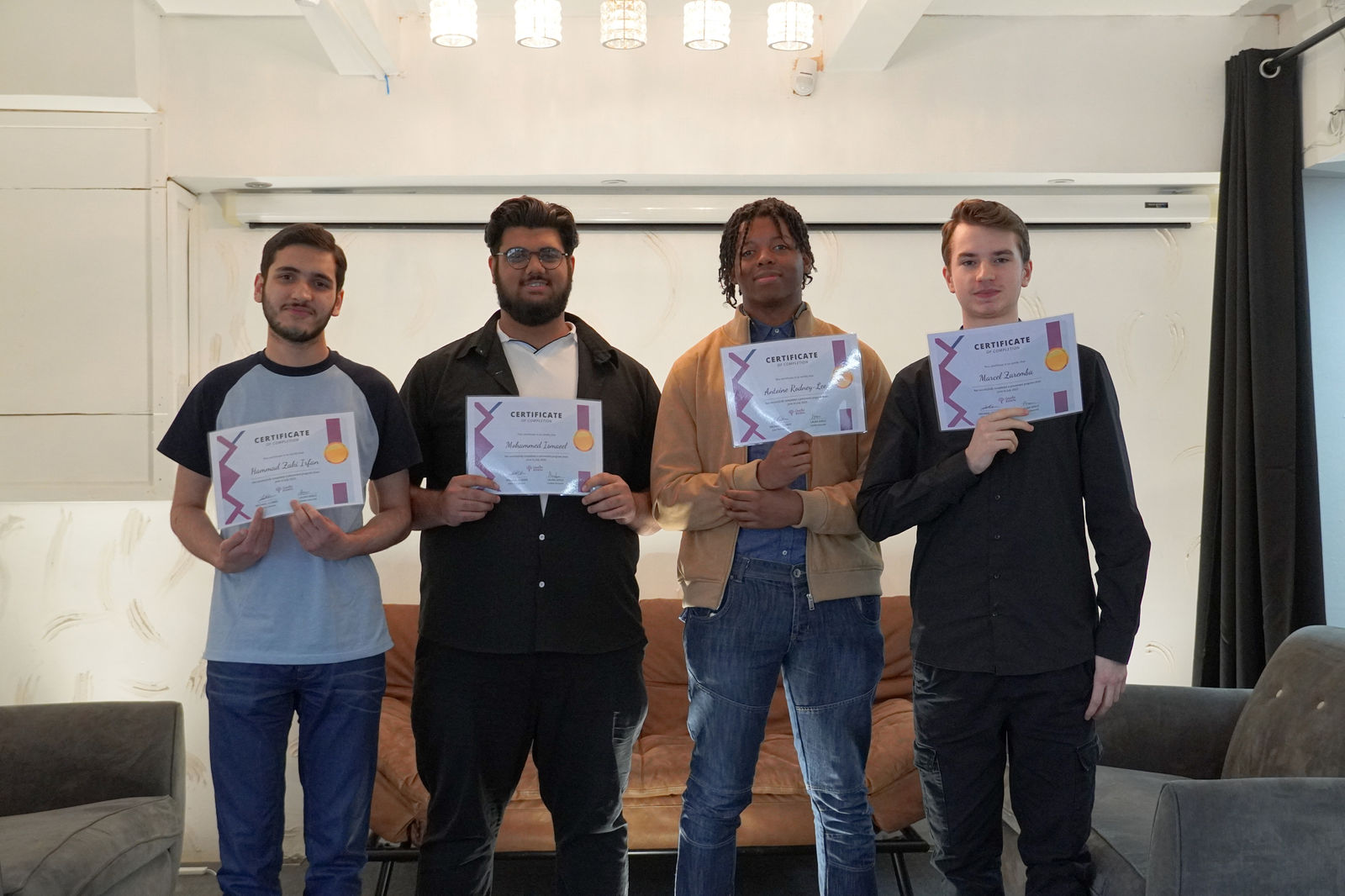 Students from Sandwell College at Creative Eden